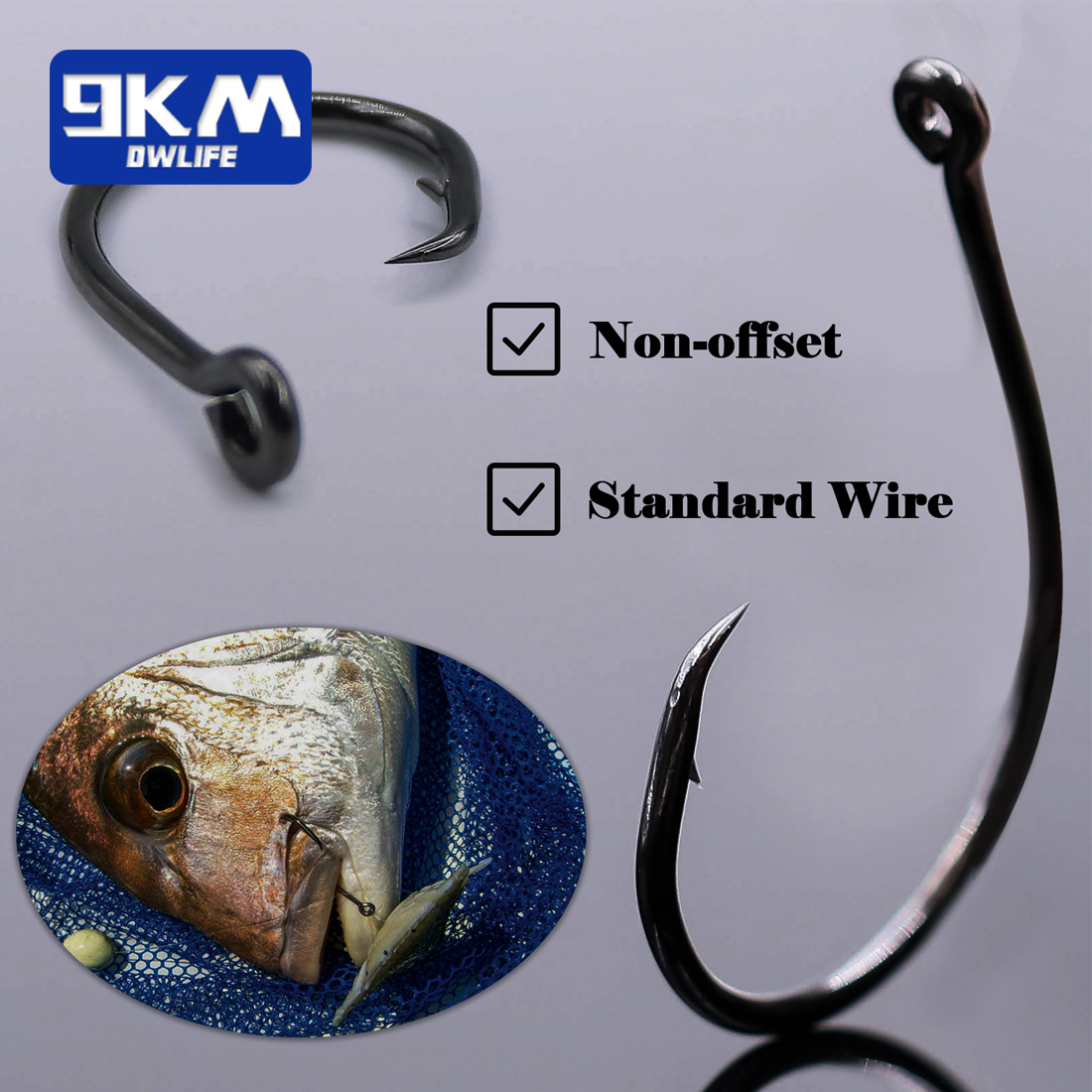 9KM 25-50 piezas de anzuelos c - Fishing Hook Circle reseña y precio
