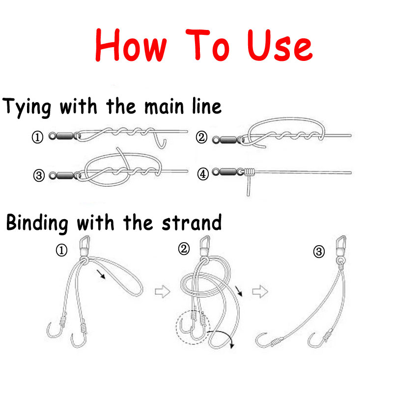 Conector de gancho giratorio d - Fishing Hook Size reseña y precio