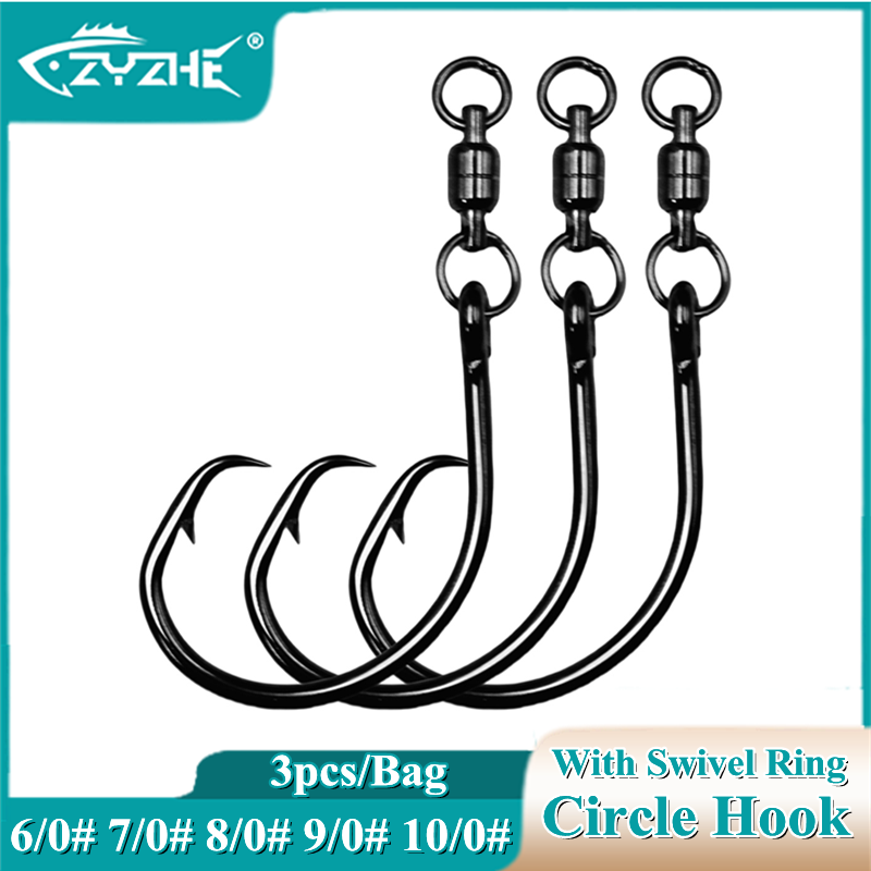 ZYZHE 3/6/9 piezas Anzuelos Ci - Fishing Hook Barbless reseña y precio