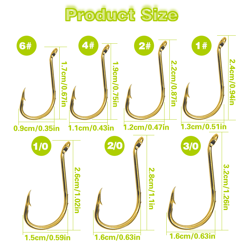50 Uds. Anzuelos de pesca de p - Fishing Hook Circle reseña y precio
